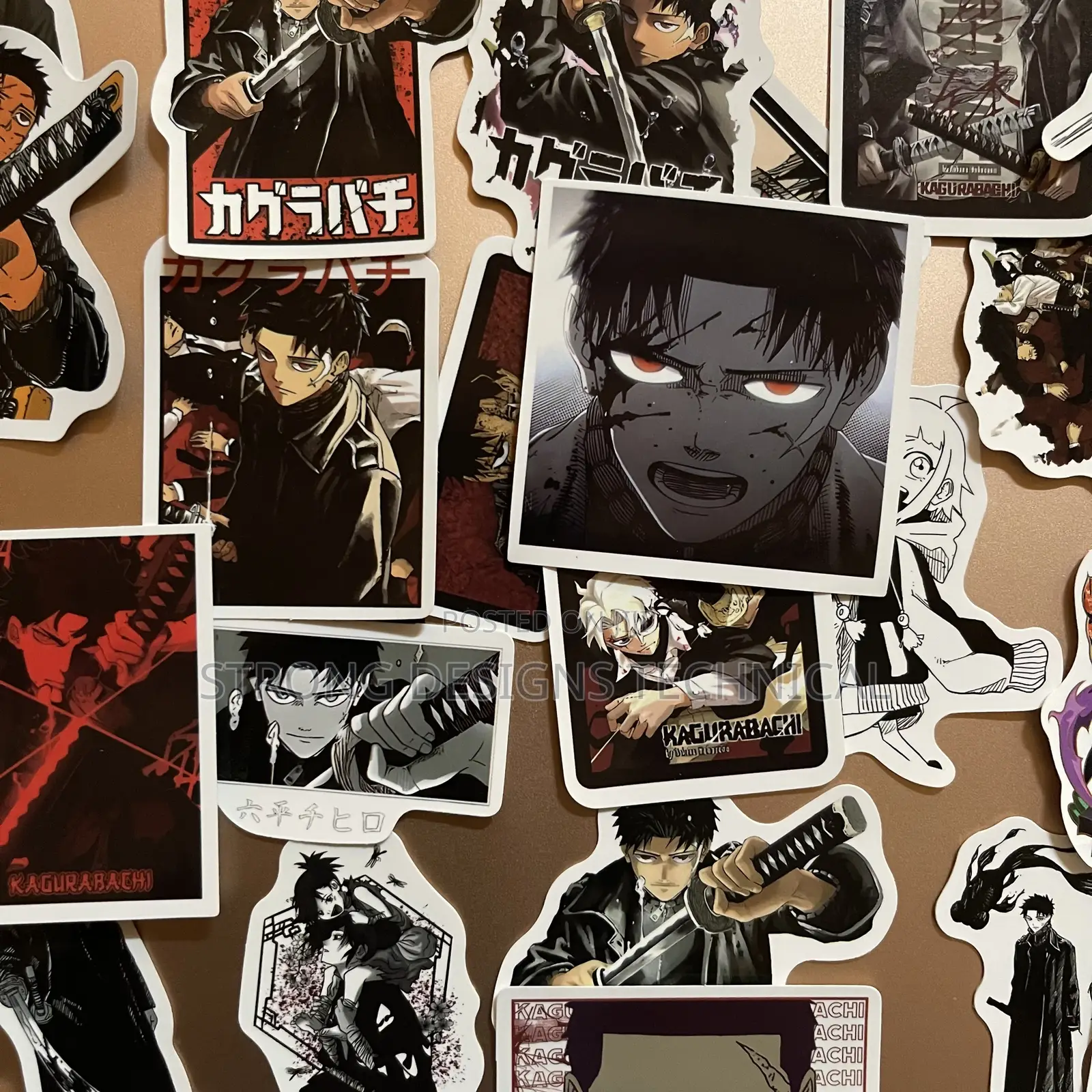 Anime Stickers for Laptops/ Phones/ Mirrors/ Playstation, Speakers