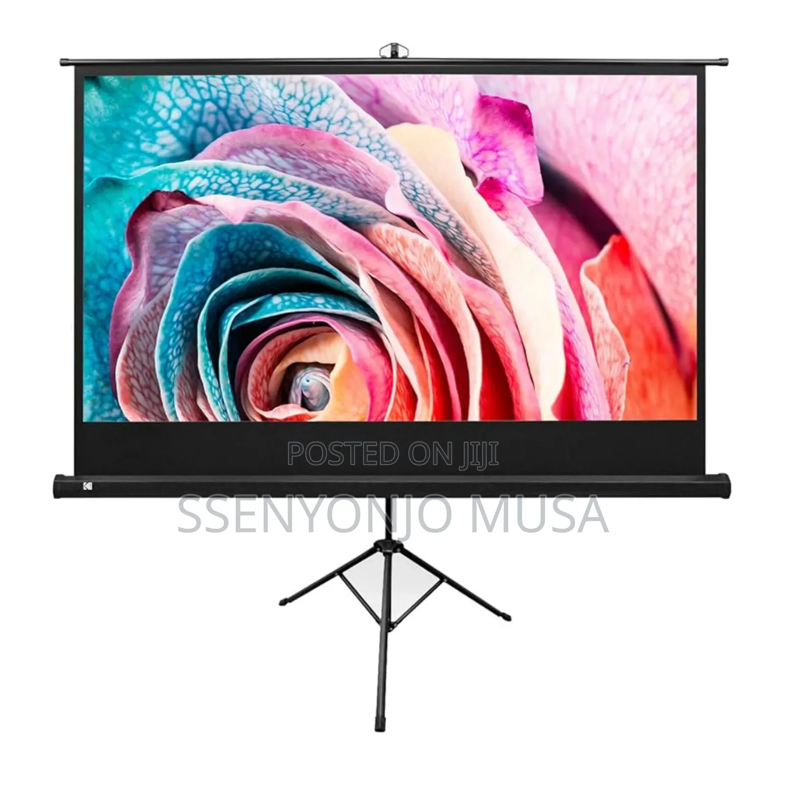 Nobo Manual Projector Screen With Tripod Stand, 240x240mm, White