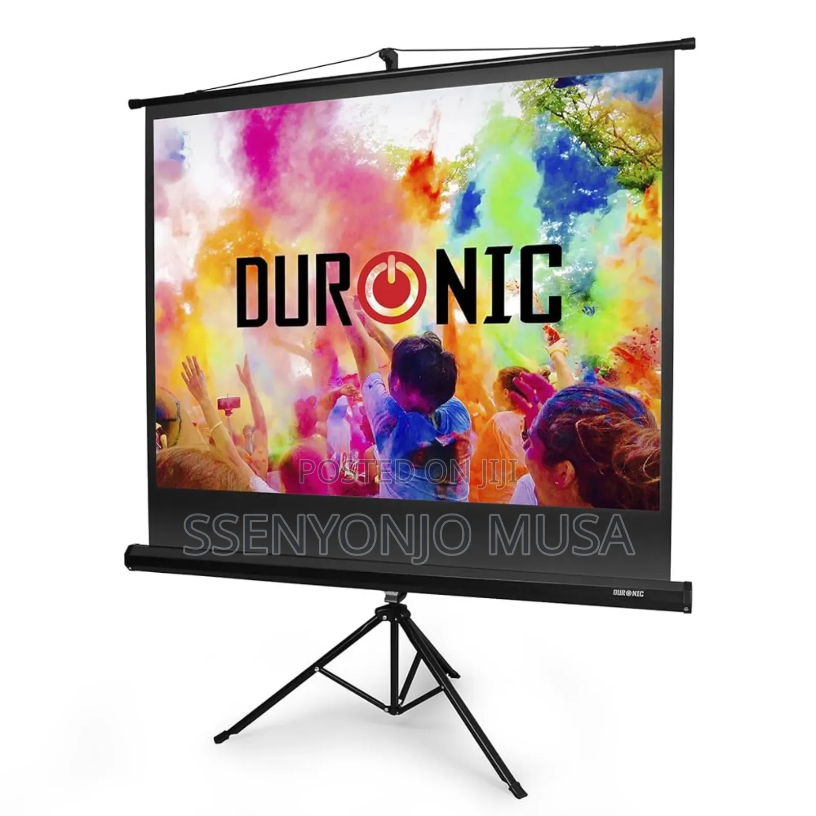 Nobo Manual Projector Screen With Tripod Stand, 240x240mm, White