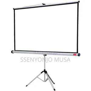Nobo Manual Projector Screen With Tripod Stand, 240x240mm, White