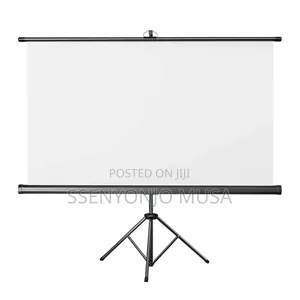 Nobo Manual Projector Screen With Tripod Stand, 240x240mm, White