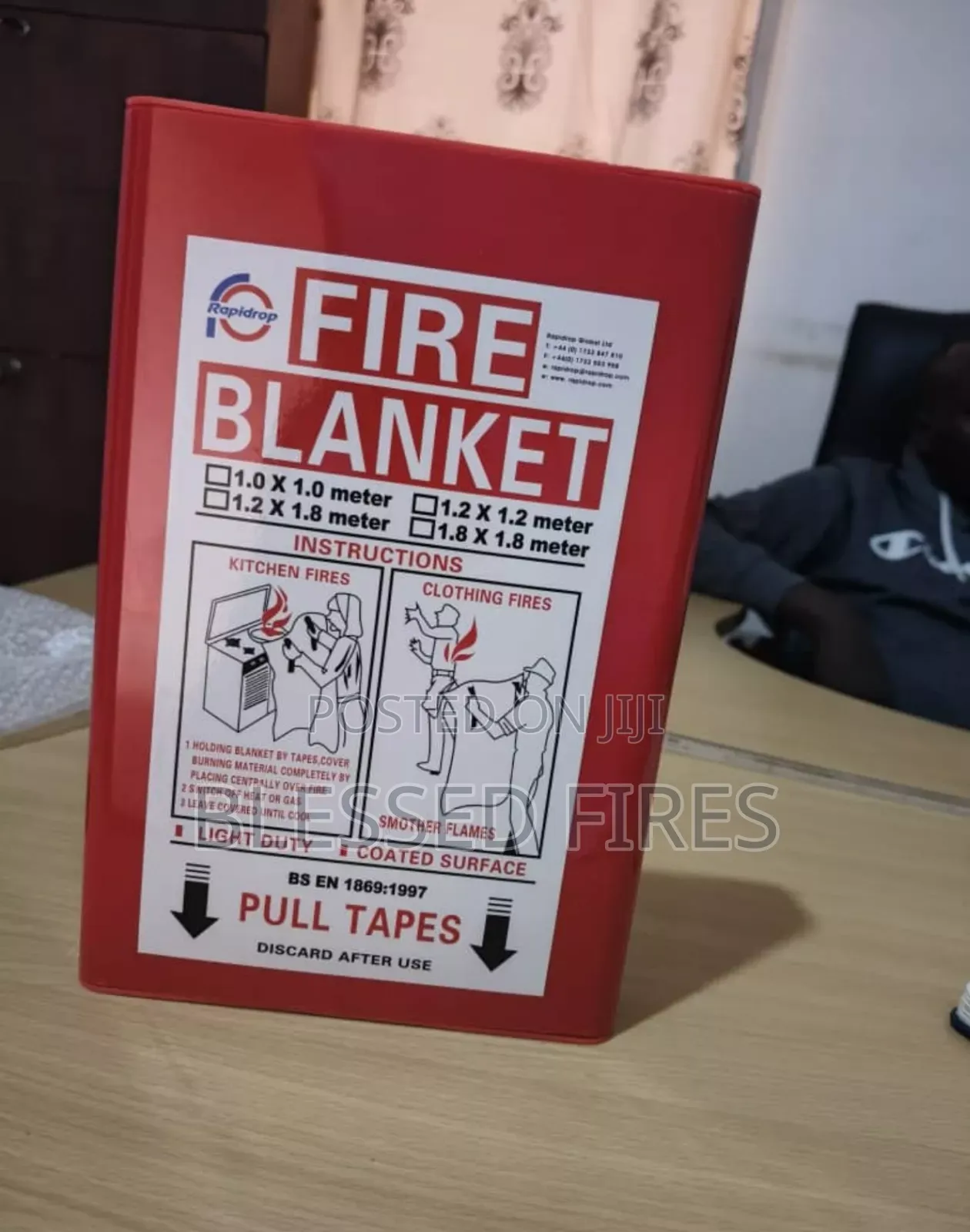 Fire Blankets Medium Size (1.2by1.2)
