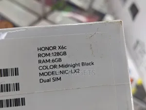 New Honor X6b 128 GB Black