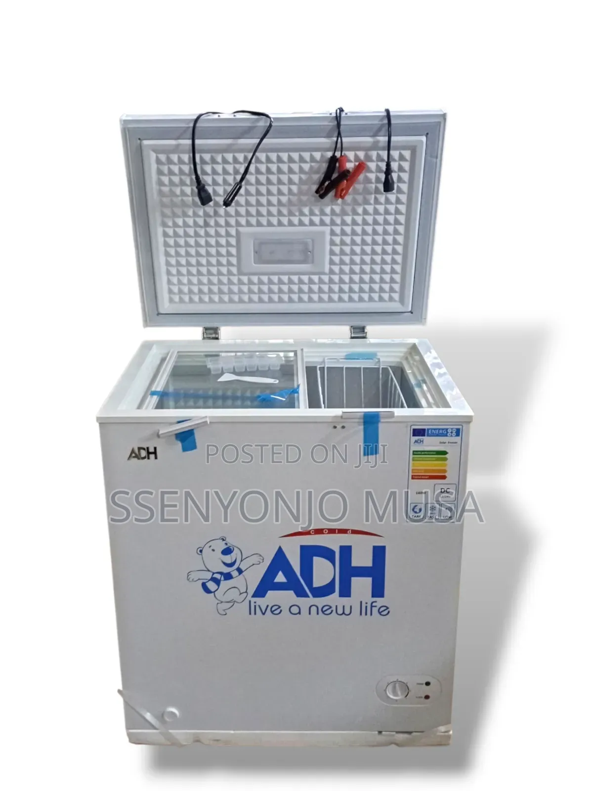 Adh 150l Solar Dc Chest Freezer -Low Power, Single Door,Fast