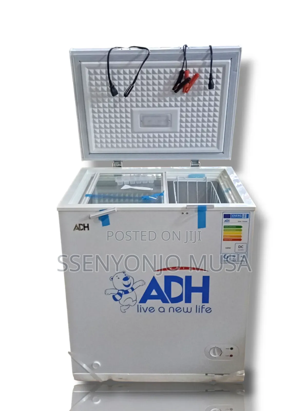 Adh 150l Solar Dc Chest Freezer -Low Power, Single Door,Fast