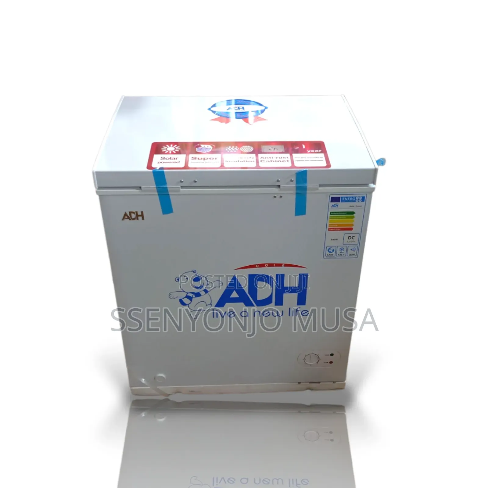 Adh 150l Solar Dc Chest Freezer -Low Power, Single Door,Fast