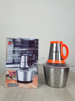 Hoffmans 3l Food Processor, Vegetable Chopper, Meat Grinder