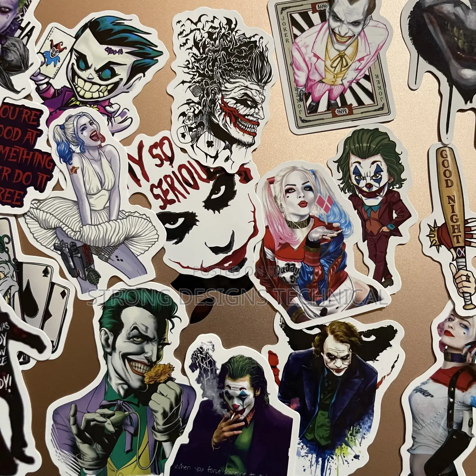 The Joker Dc Comics Stickers Laptop/Phone/Playstation/Computer