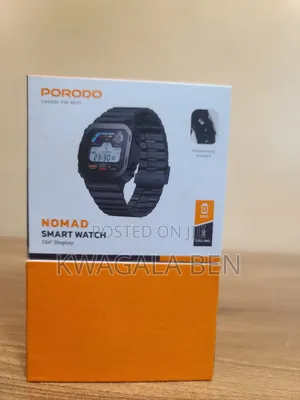 Porodo Nomad Black Smart Watch