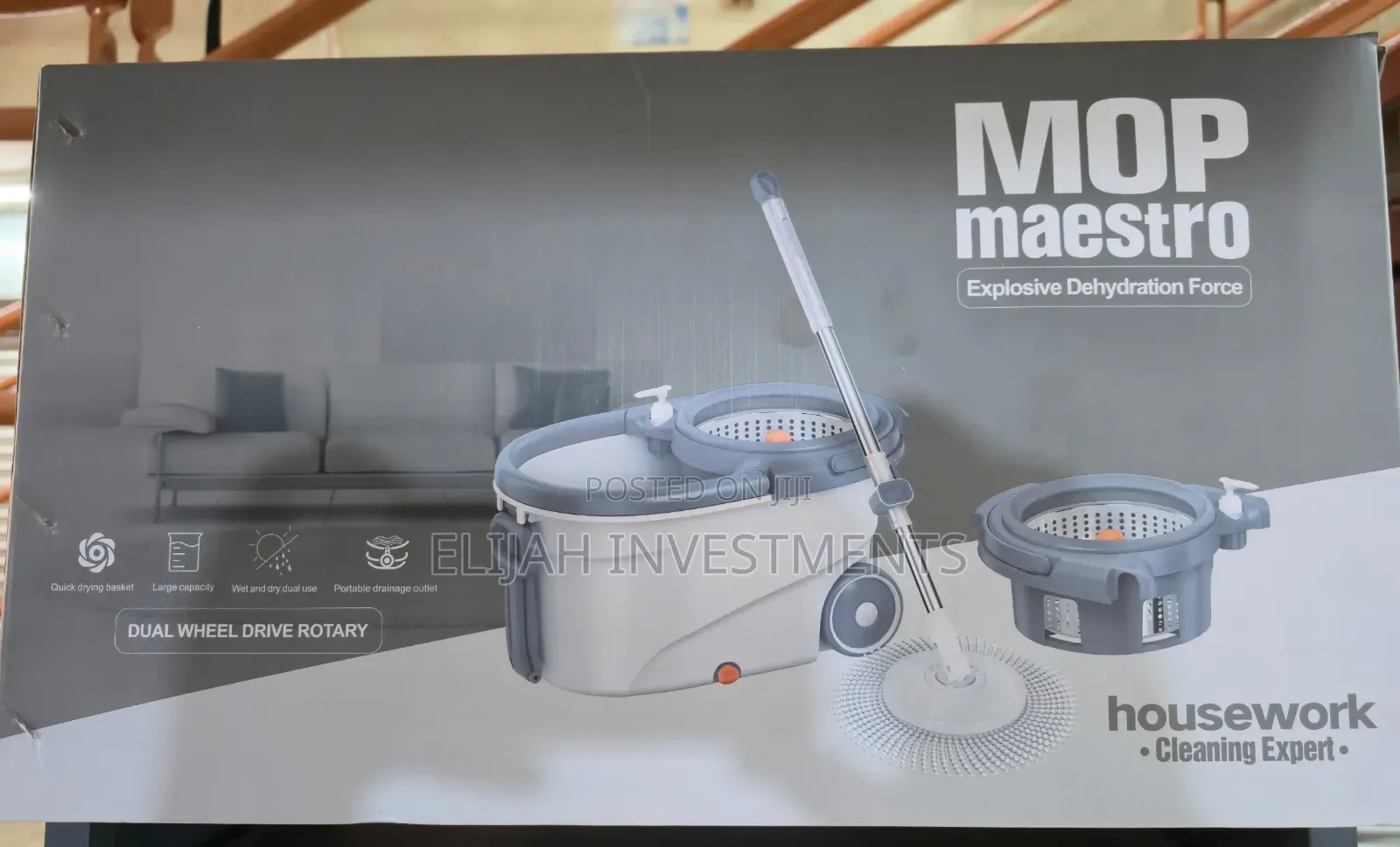 Maestro Original Heavy-Duty Spin Mop