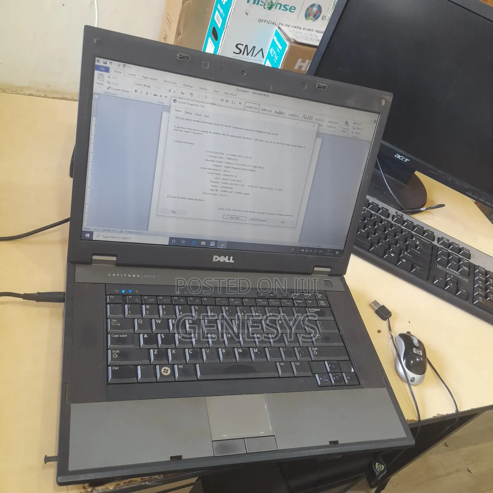 Laptop Dell Latitude E5510 4GB Intel Core I3 HDD 500GB