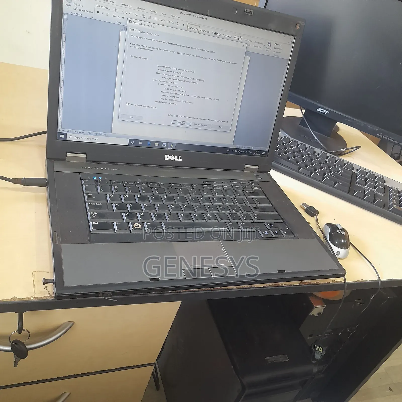 Laptop Dell Latitude E5510 4GB Intel Core I3 HDD 500GB