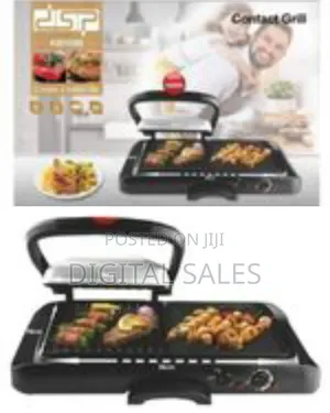 DSP 2 In1 Dual Side Griddle Non-Stick Electric BBQ Grill Press