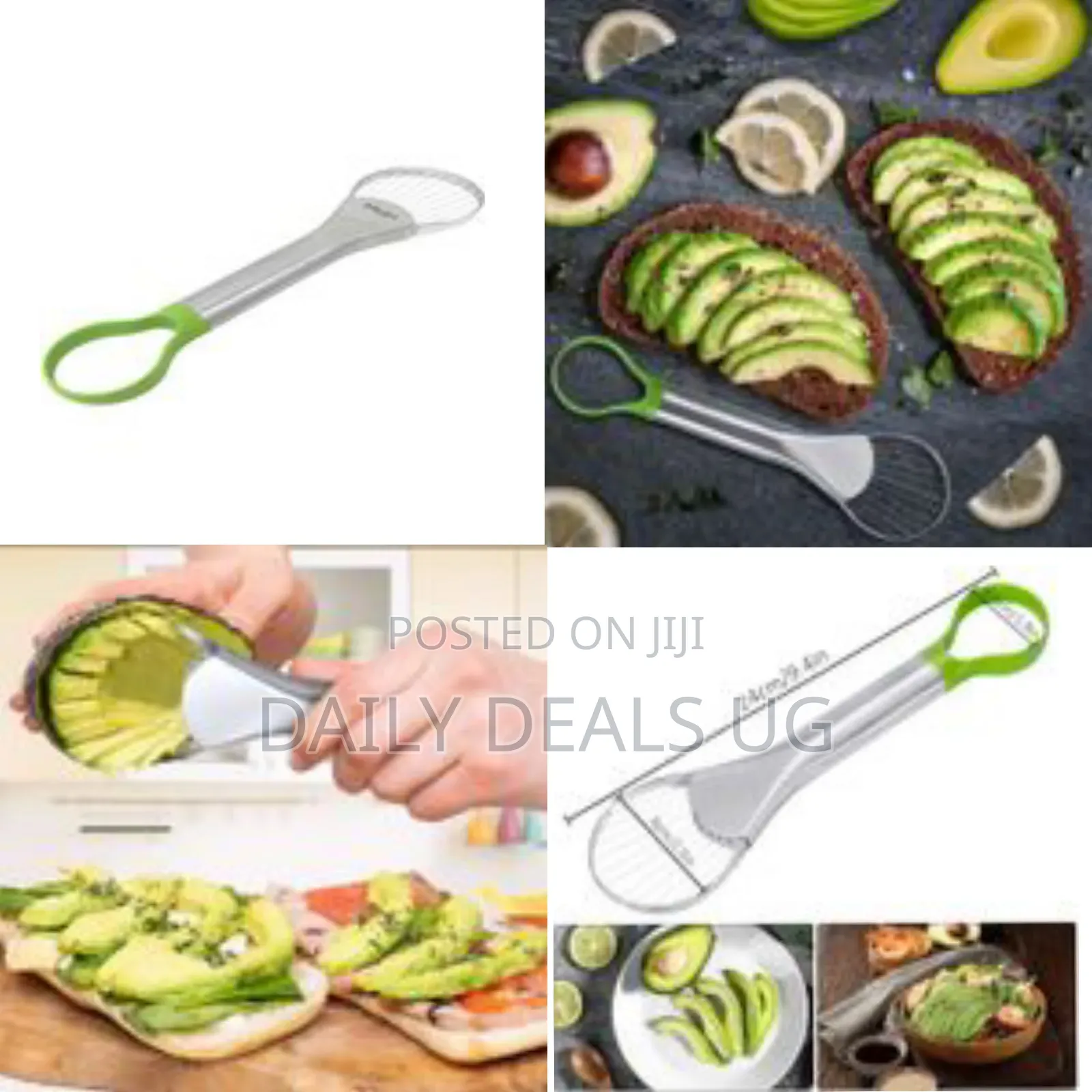 Stainless Steel Dragon Fruit Kiwi Avocado Corer Avocado Peeler Slicer