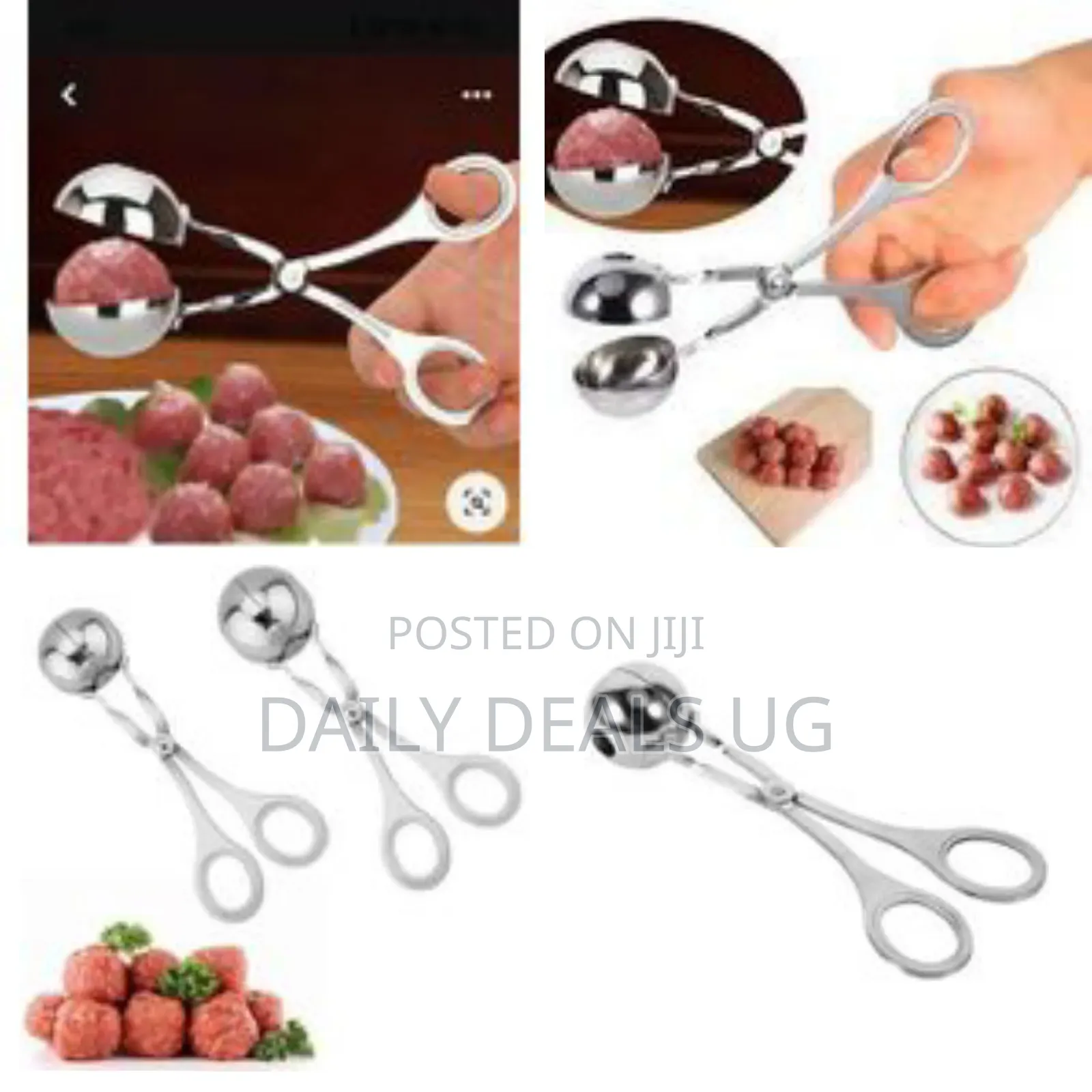 Stainless Steel Handmade Ball Maker None-Stick Rice Fish Meat Baller