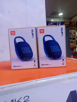 JBL Clip 5, an Ultra-Portable, Waterproof Bluetooth Speaker.