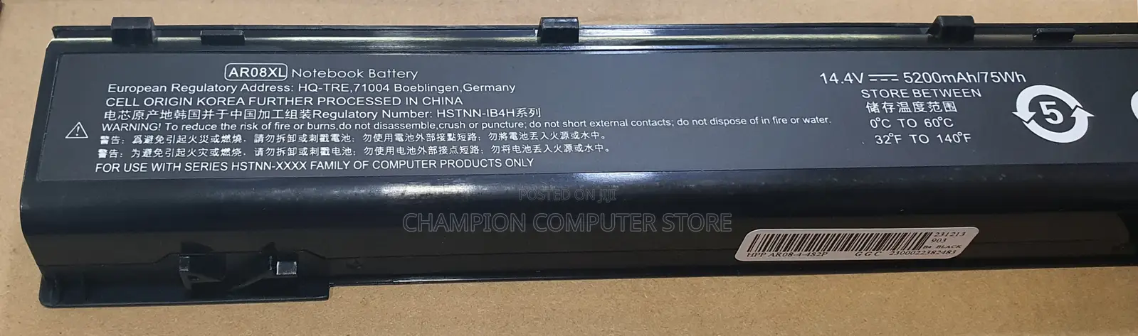 Ar08 Ar08xl Laptop Battery for Hp Zbook 15 17 Mobile Workstation Serie