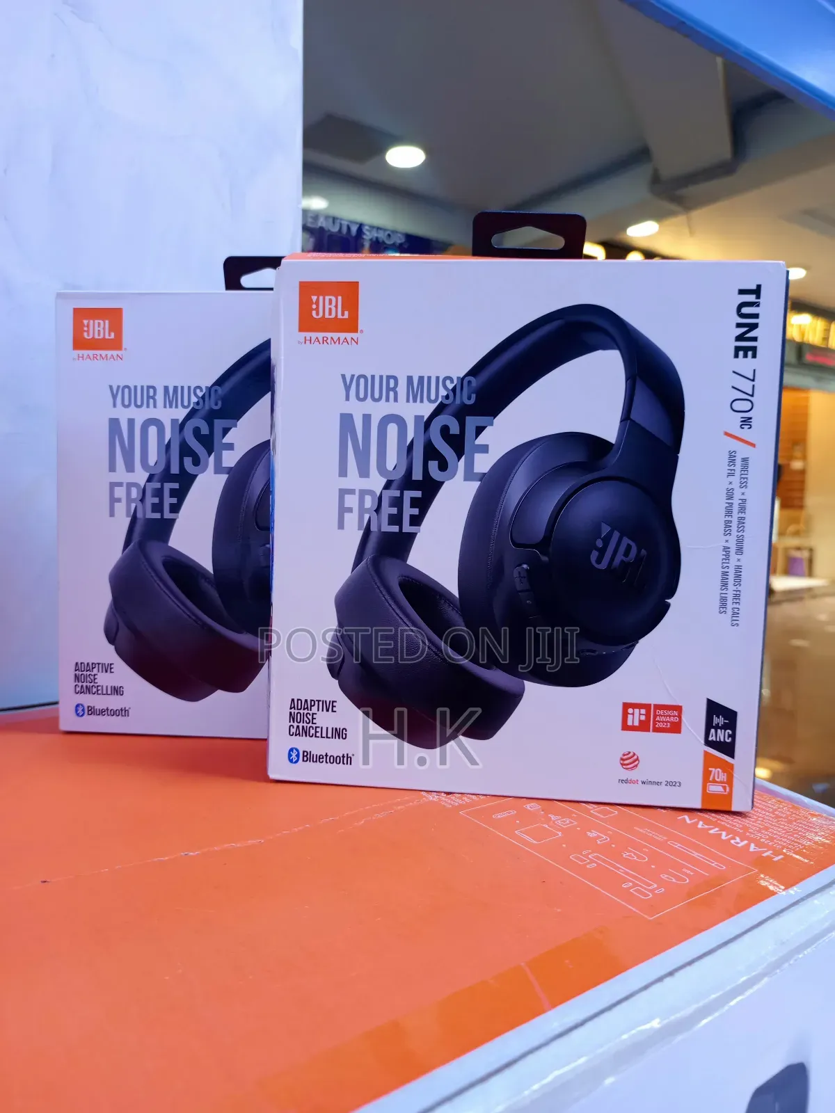 JBL Tune 770nc Adaptive Noise Cancelling Wireless Over-Ear Headphones.