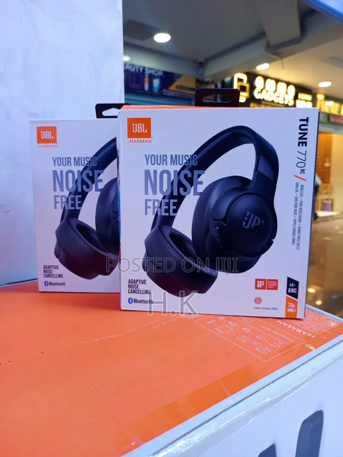 JBL Tune 770nc Adaptive Noise Cancelling Wireless Over-Ear Headphones.