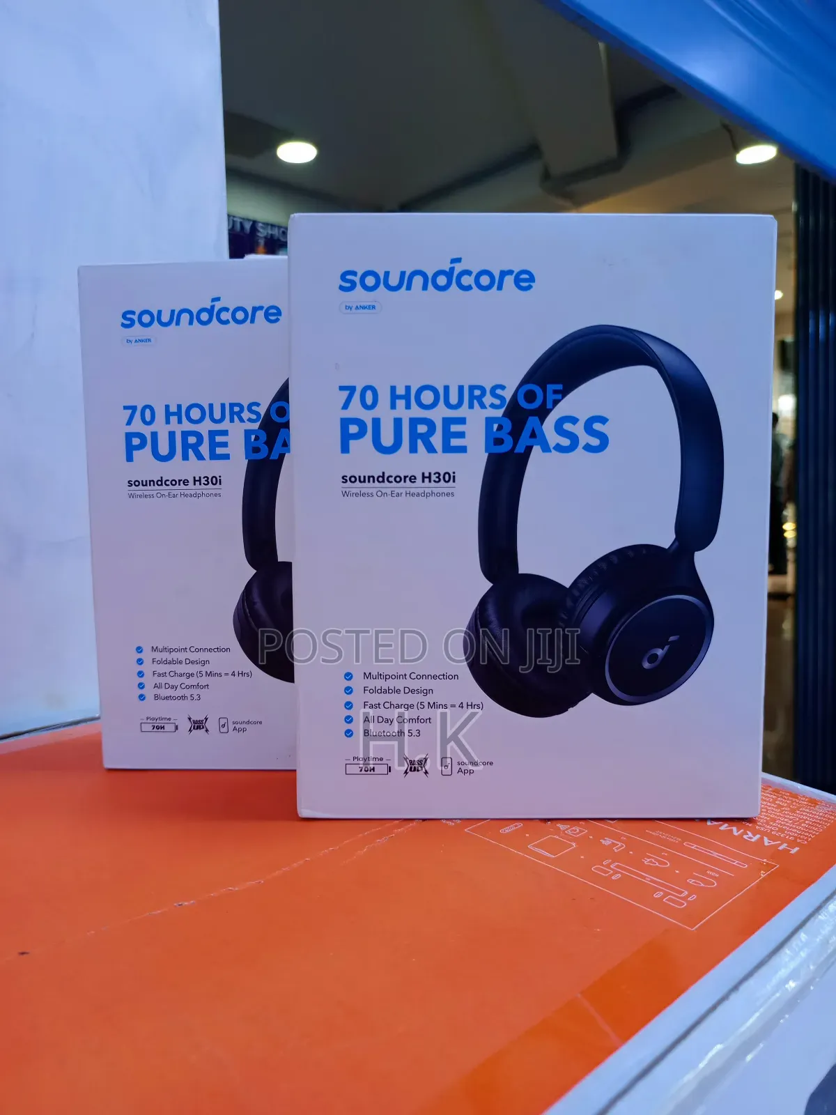 Anker Soundcore H30i Wireless On-ear Headphones.