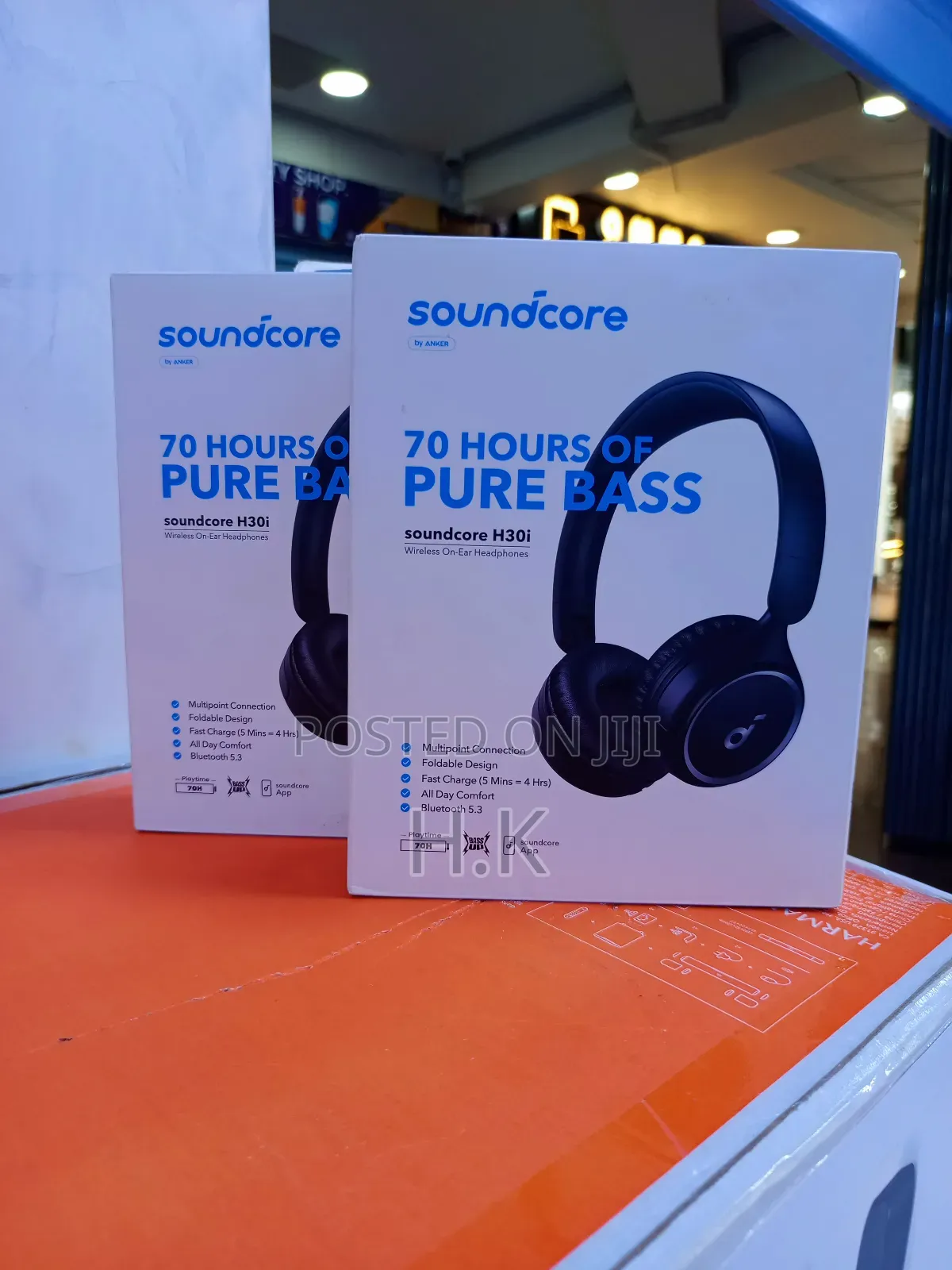Anker Soundcore H30i Wireless On-ear Headphones.