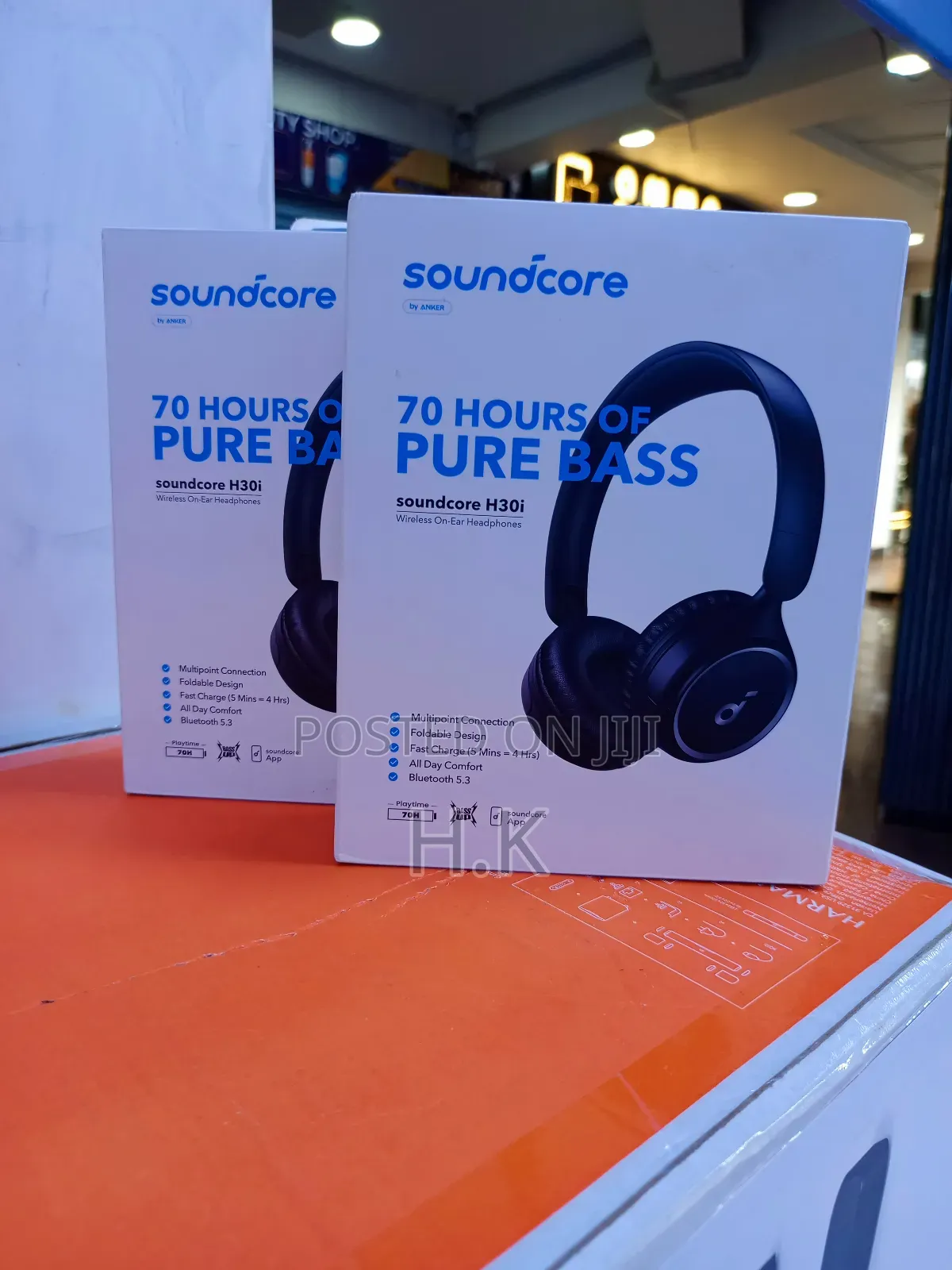 Anker Soundcore H30i Wireless On-ear Headphones.