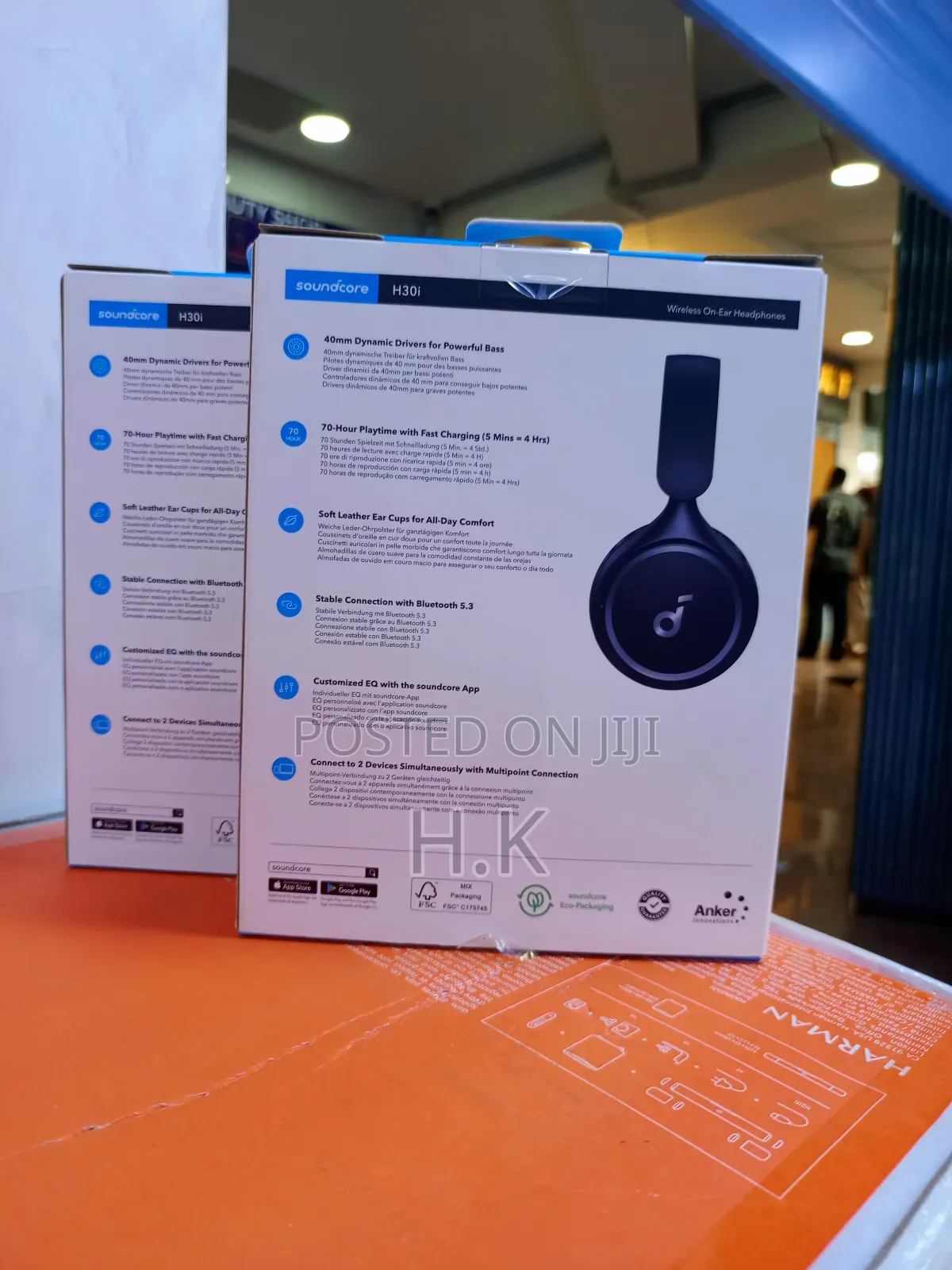 Anker Soundcore H30i Wireless On-ear Headphones.