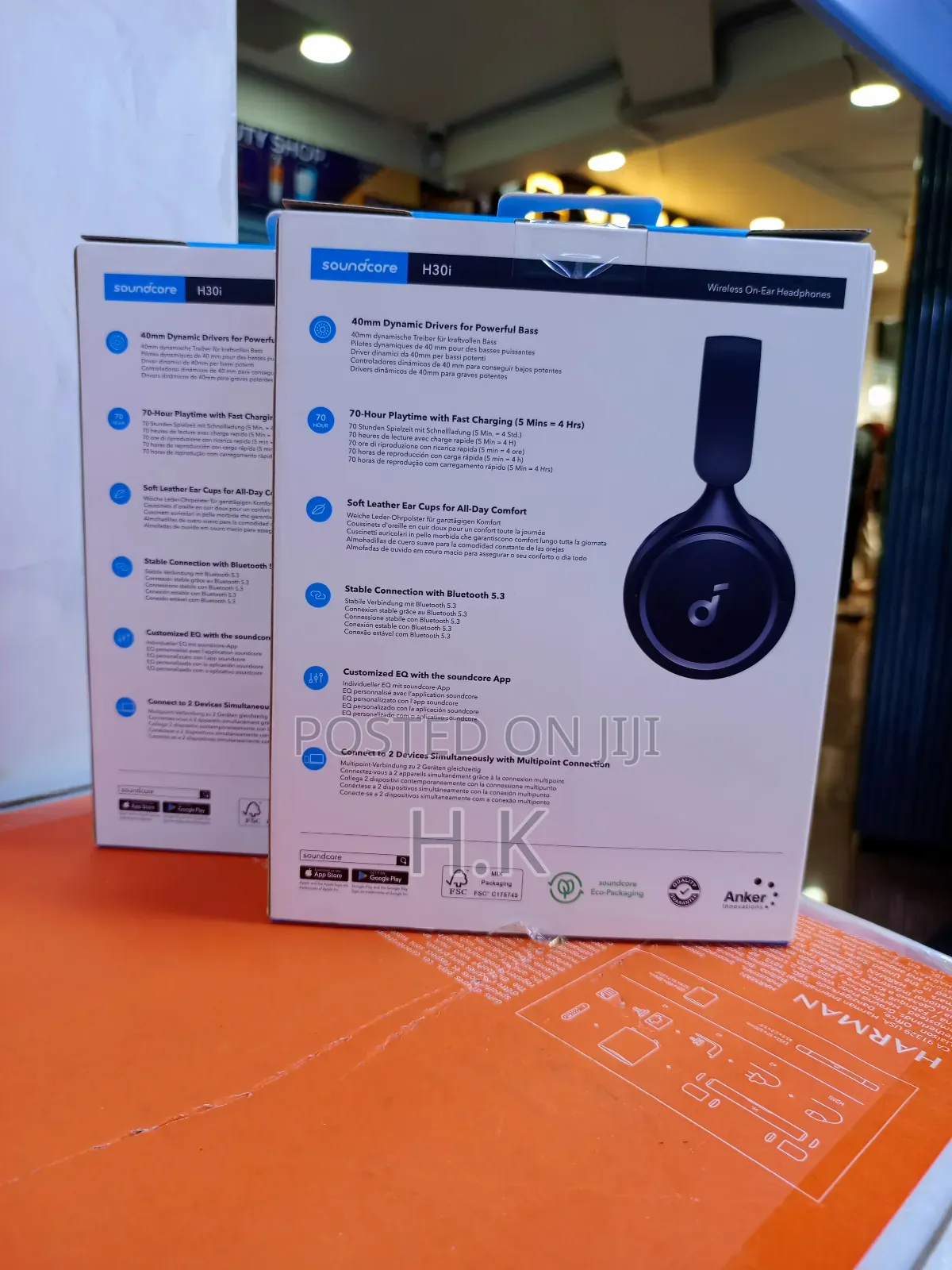 Anker Soundcore H30i Wireless On-ear Headphones.