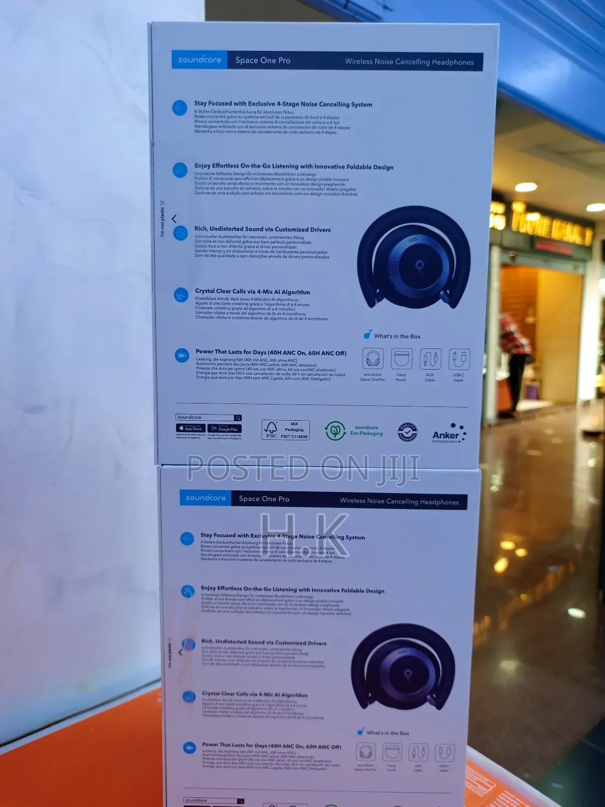 Anker Soundcore Space One Pro Wireless Headphones.