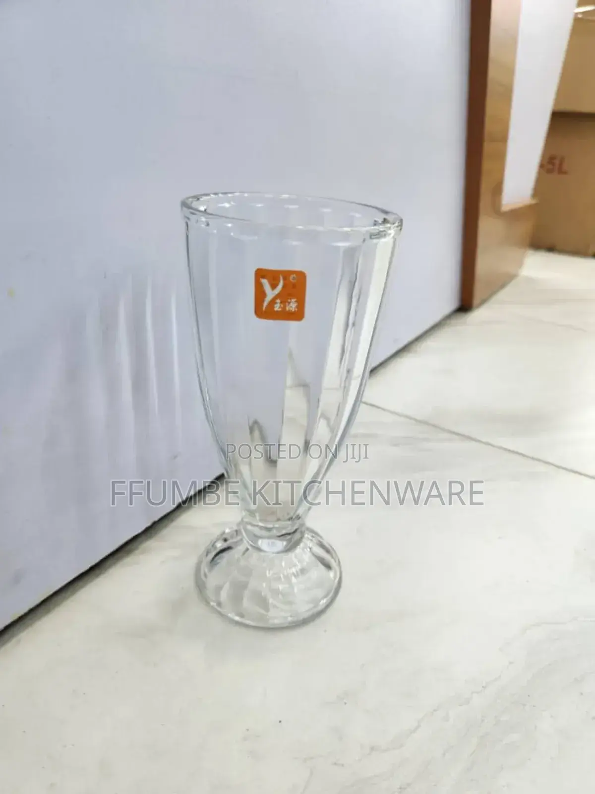 Milk Shake Glass or Ice Cream Glass 6 Pieces