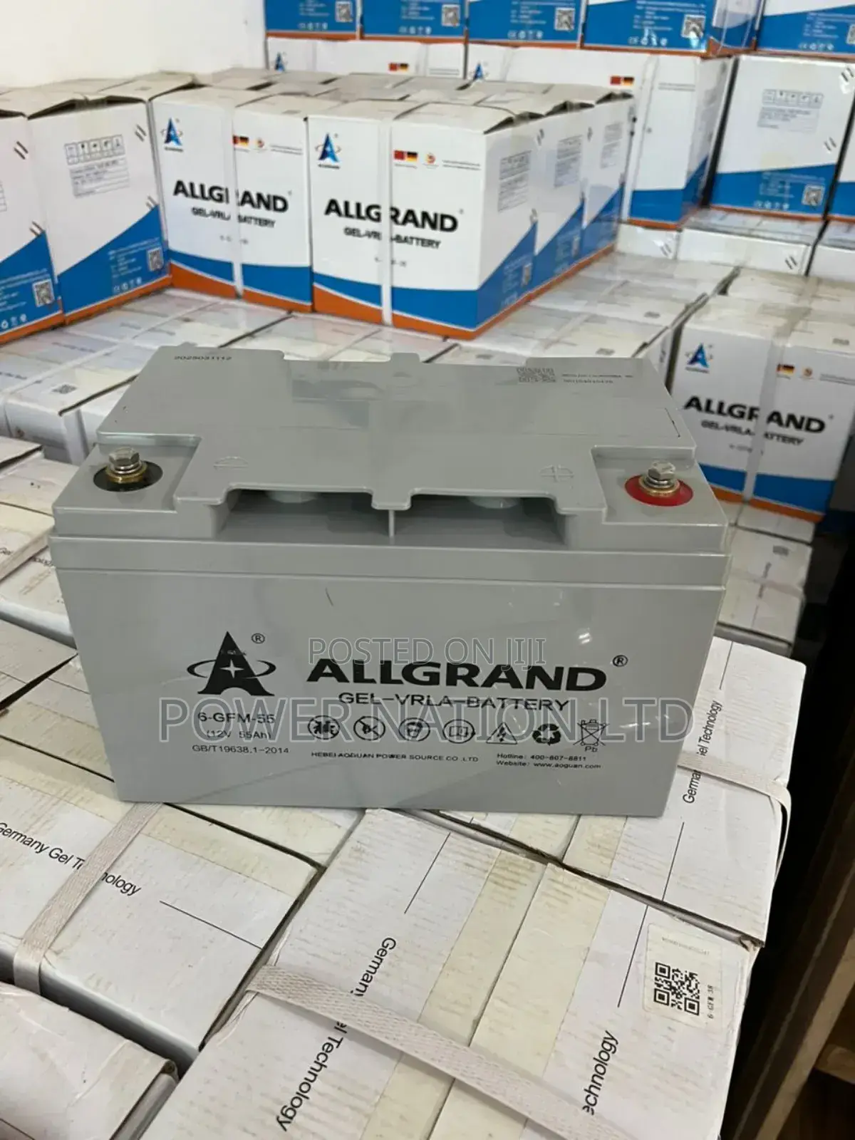 55ah Pure Gel Battery Dd8890