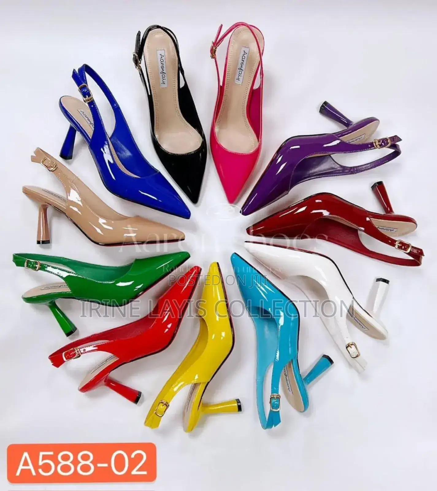 Ladies Open Short Heeled Shoes