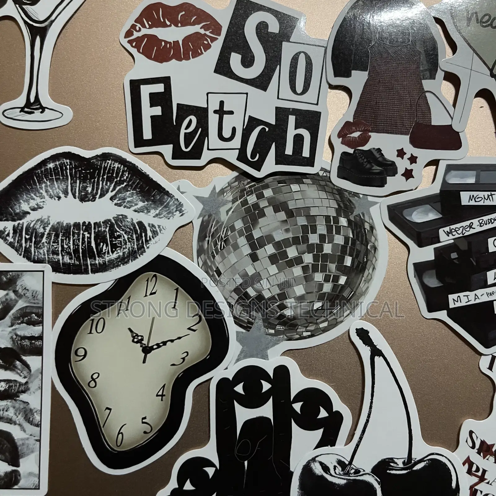 Punk Aesthetic Stickers for Laptops/Tablets/Bottles/ Mirrors / Books