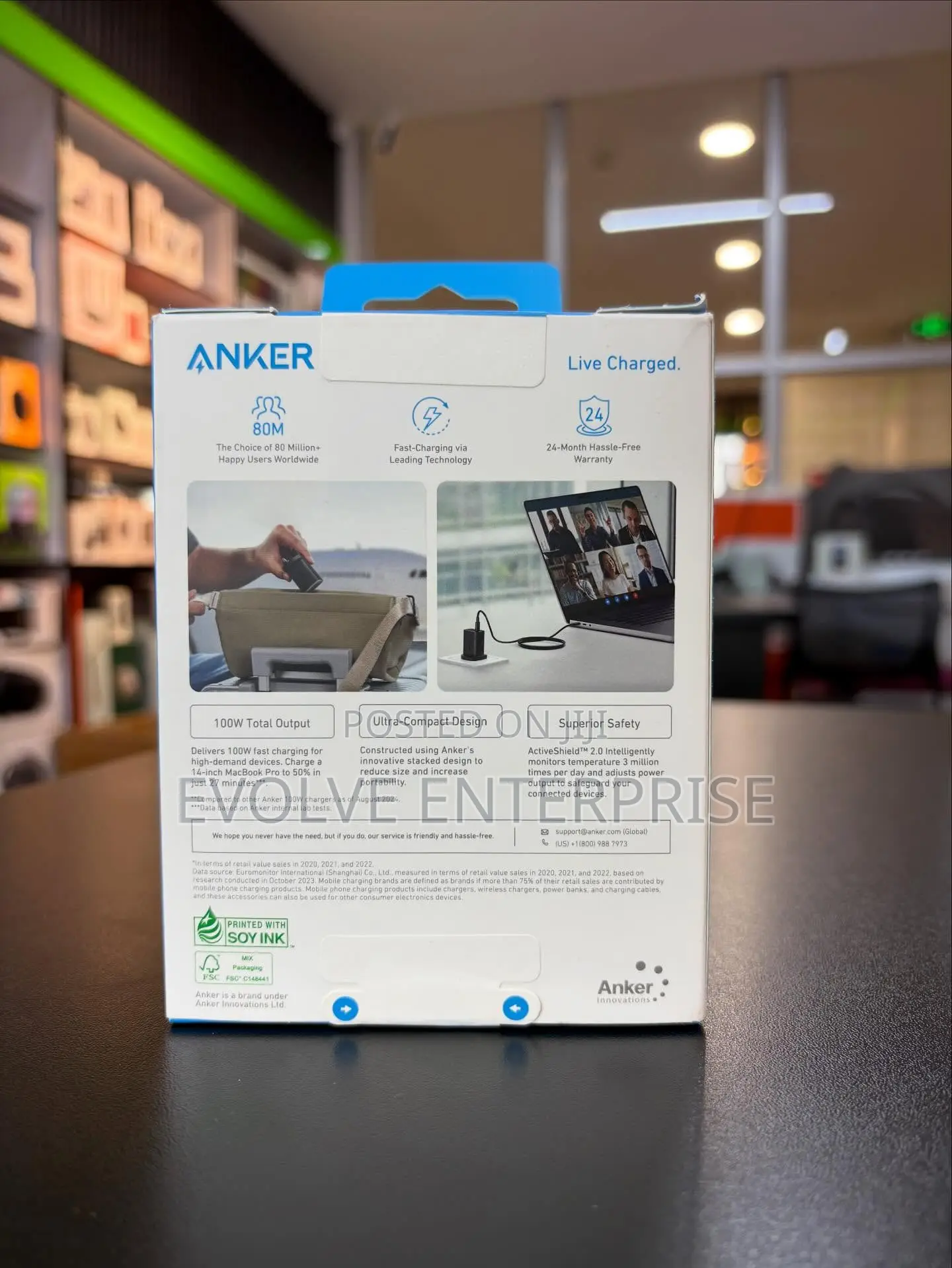 Anker Nano Charger (100w) With Usb-C Cable