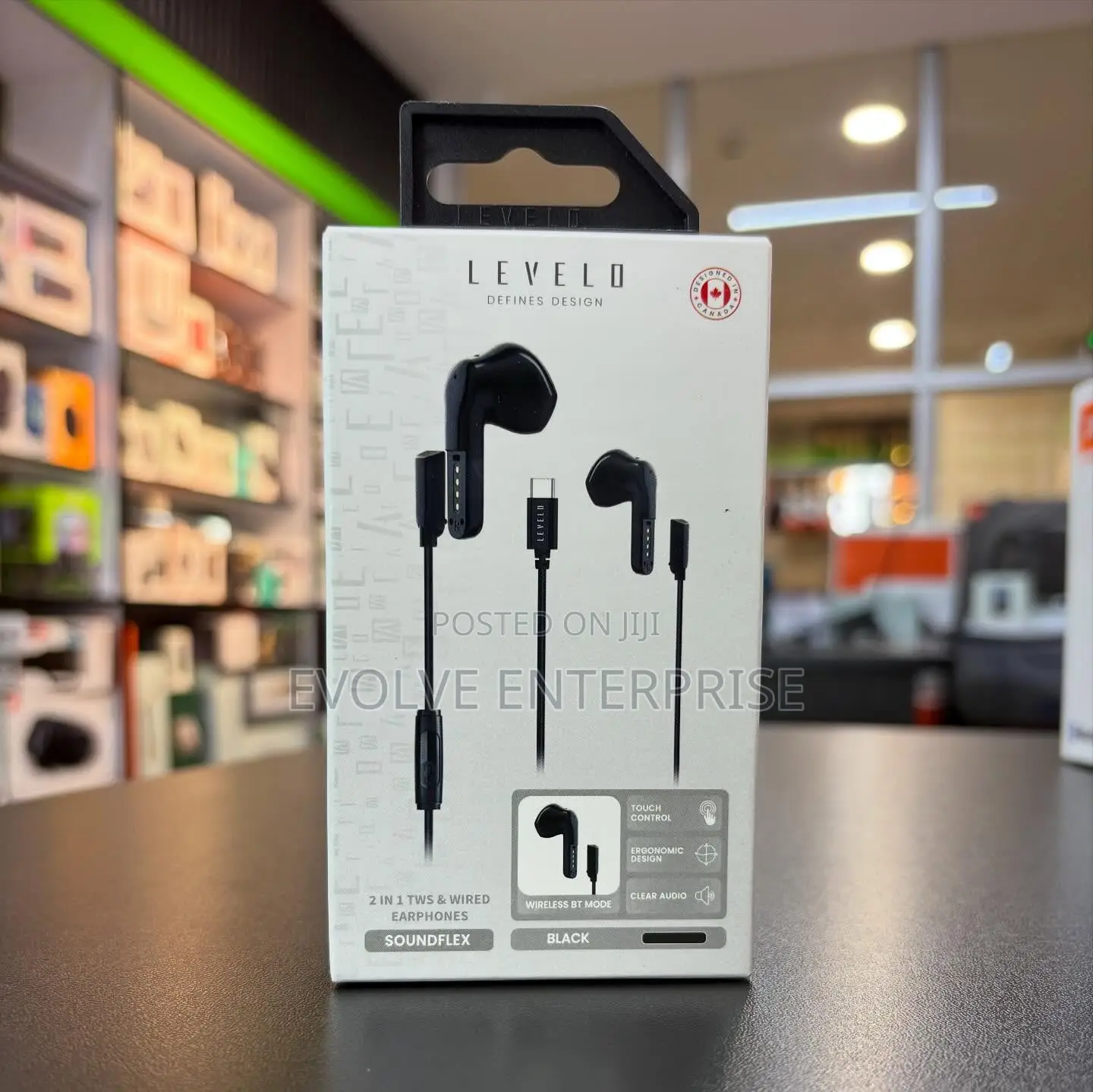 Levelo Soundflex 2-in-1 TWS Wired Earphones