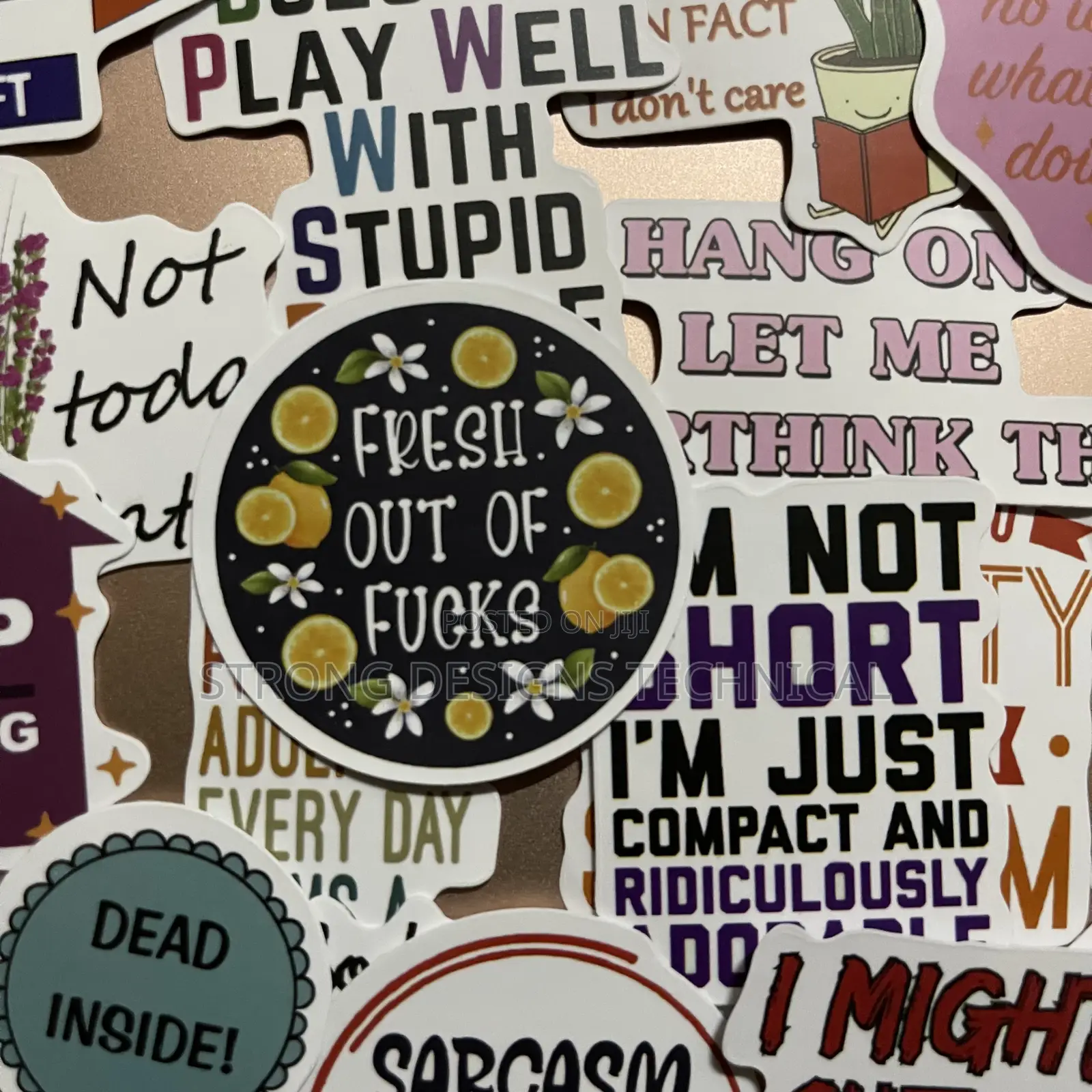 Sarcastic Quotes Stickers. Laptops/Computers/ Books/ Bottles/Walls