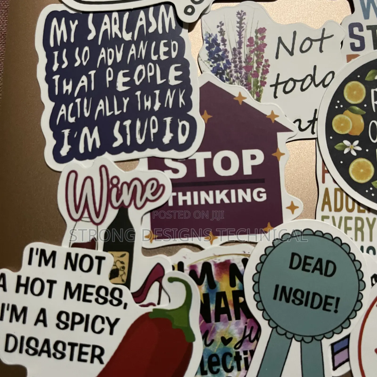 Sarcastic Quotes Stickers. Laptops/Computers/ Books/ Bottles/Walls