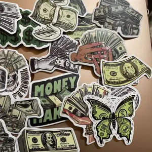 Dollar Stickers for Laptops/Phone Covers / Game Controllers