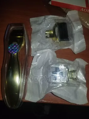Golden Derma Roller With Three Heads