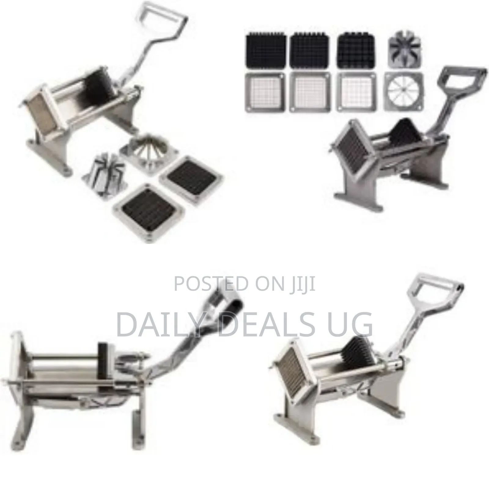 Commercial Grade French Fries Potato Chips Cutter,Slicer-silver