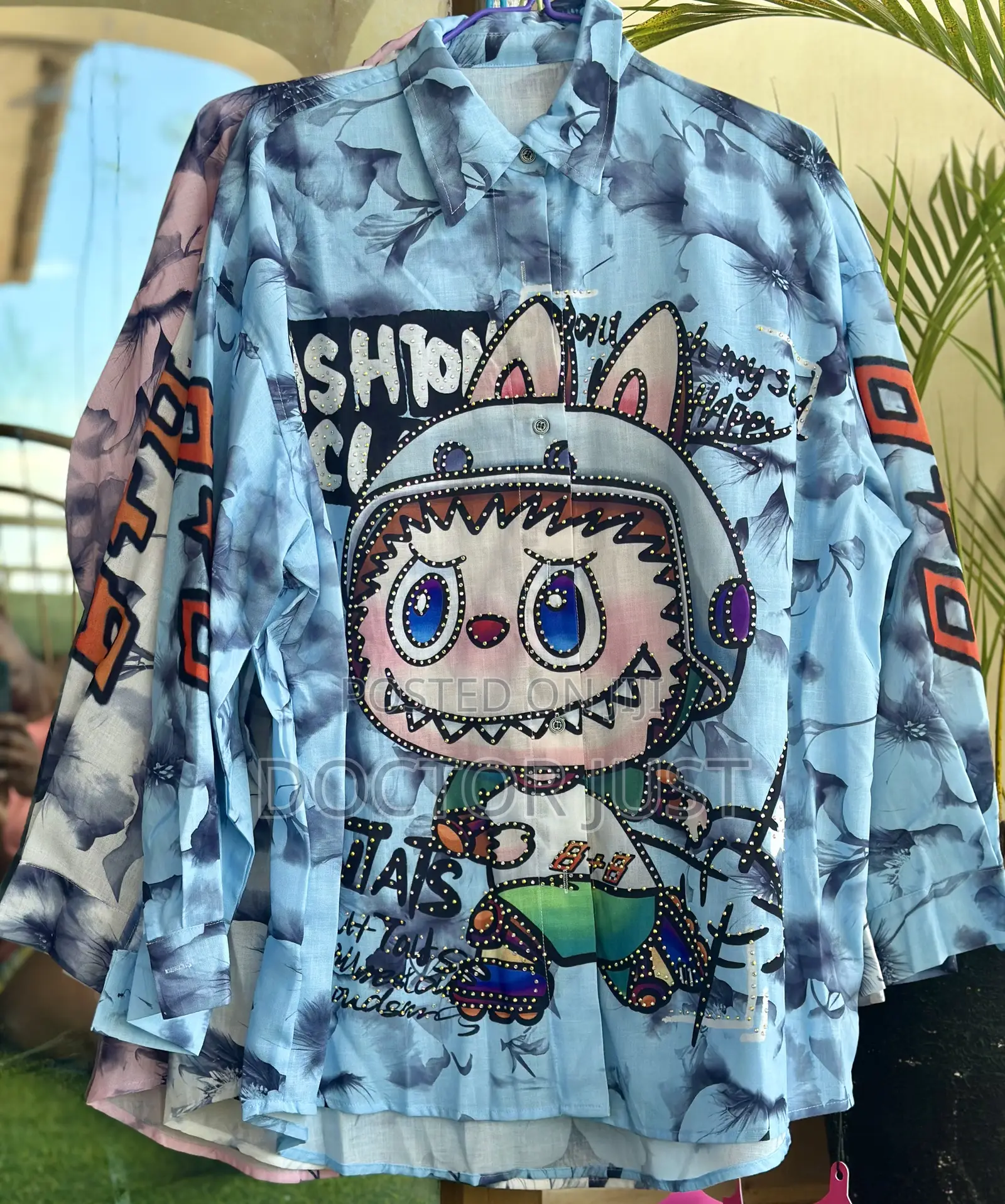 Ladies Labubu Boyfriend Shirts