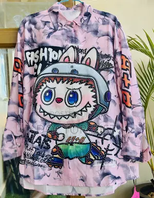 Ladies Labubu Boyfriend Shirts