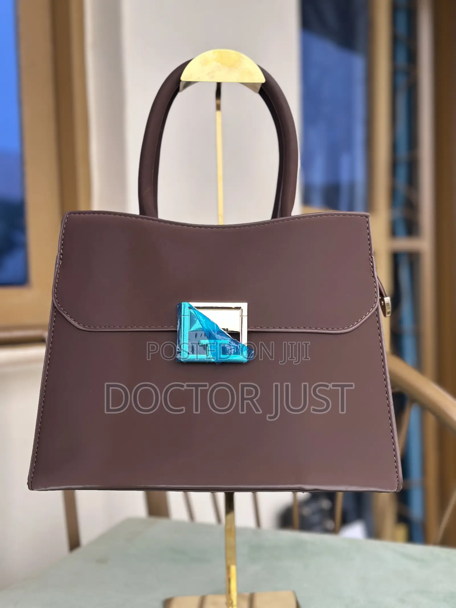 Brown Suede Handbag