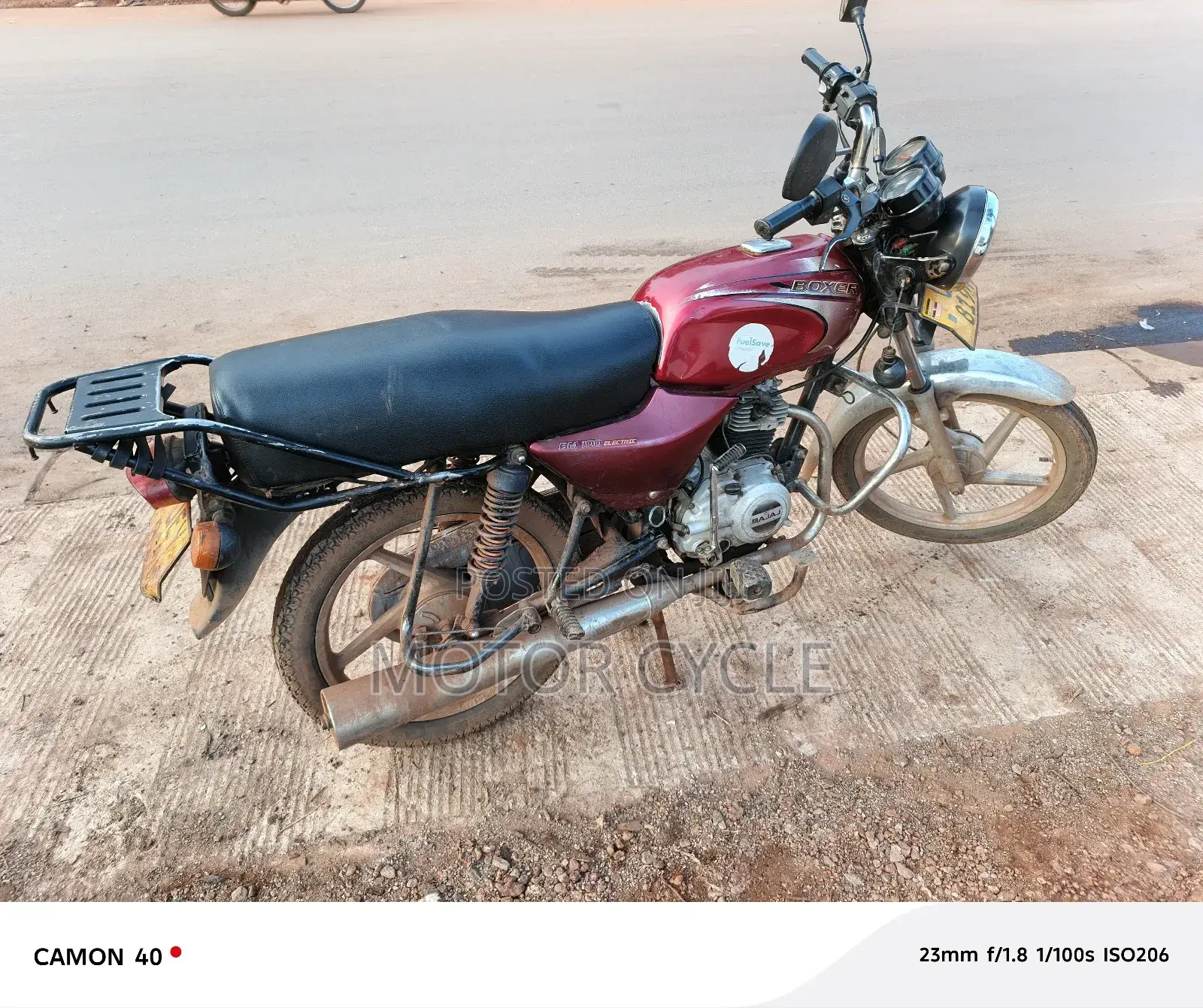Bajaj Boxer 2017 Red