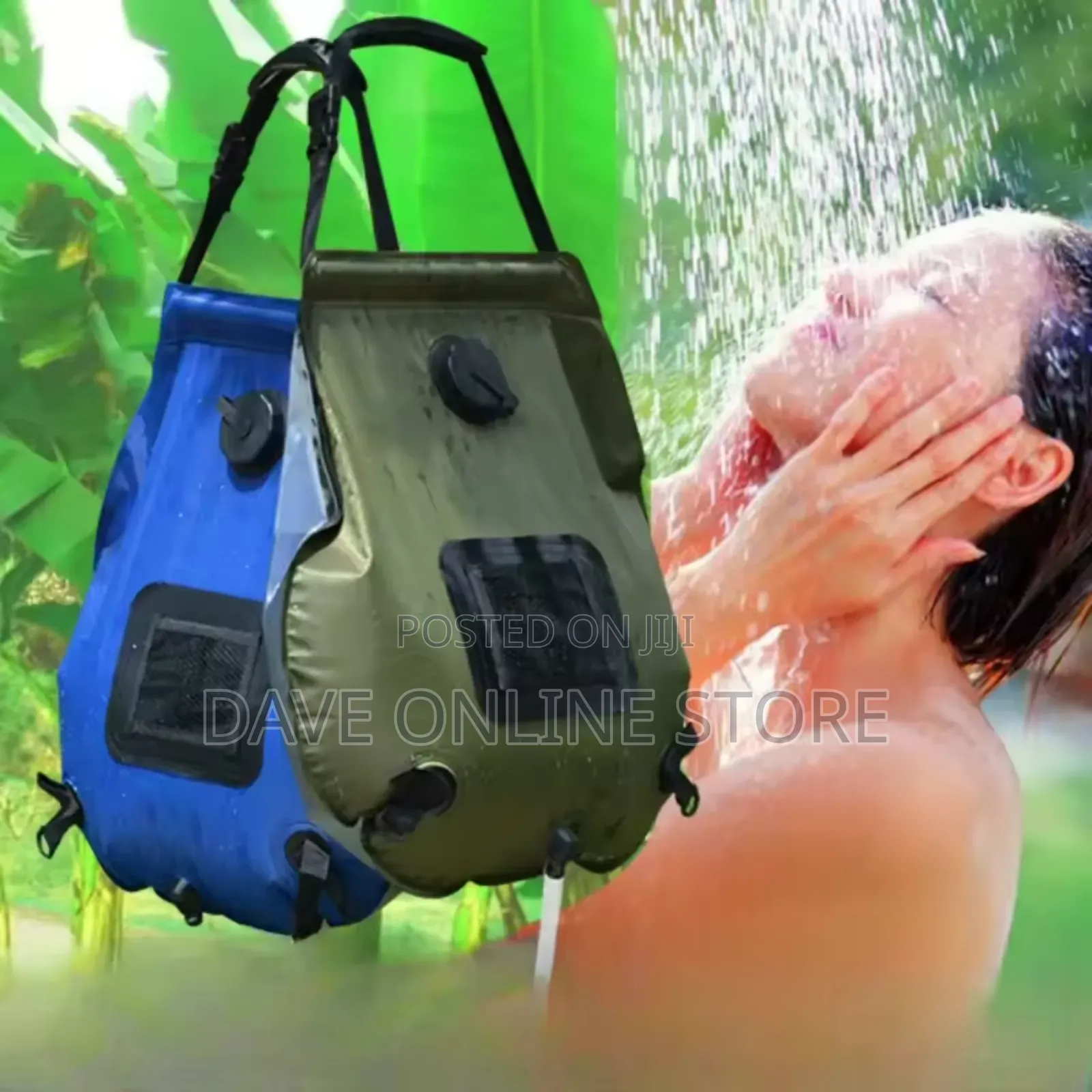 Portable 20l Solar Heated Shower Bag Outdoor Camping Bath Shower
