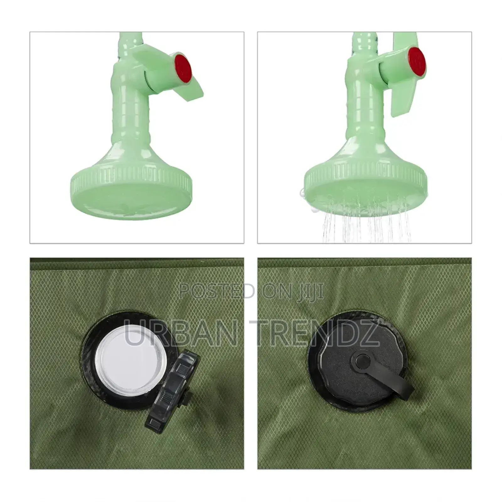 Camping Shower Bag , 20l, Pvc, Foldable, Solar Heated,