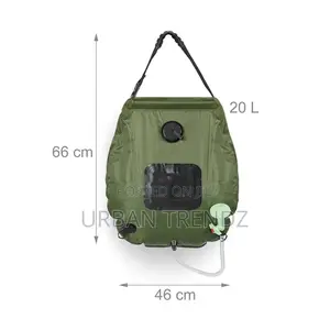 Camping Shower Bag , 20l, Pvc, Foldable, Solar Heated,