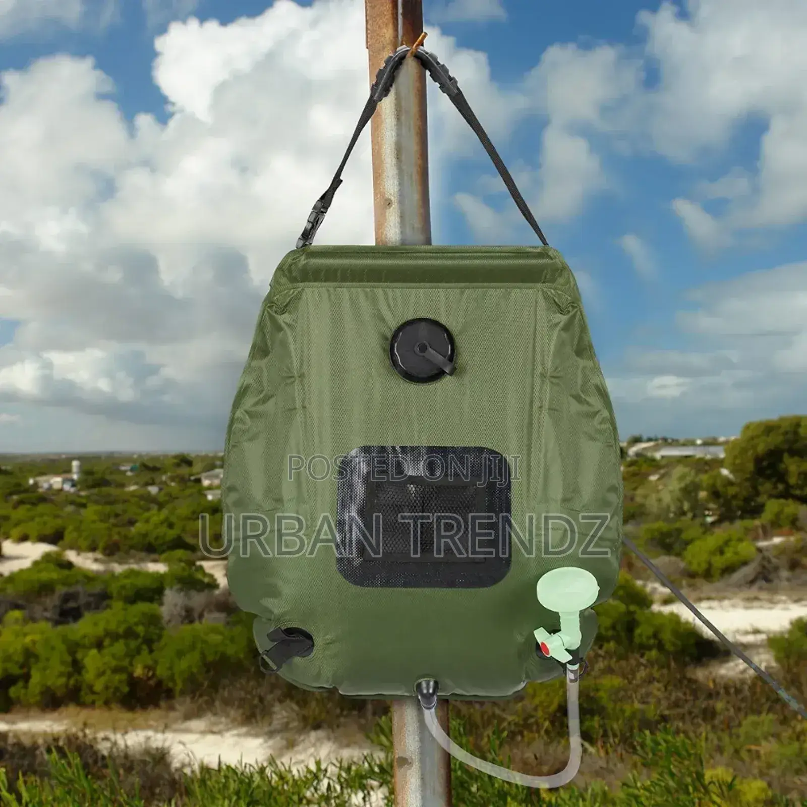 Camping Shower Bag , 20l, Pvc, Foldable, Solar Heated,