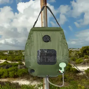 Camping Shower Bag , 20l, Pvc, Foldable, Solar Heated,