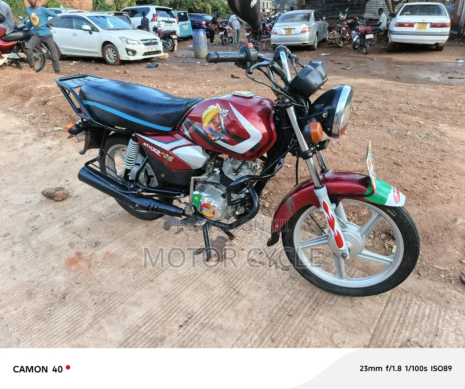 TVS HLX 125 2023 Red